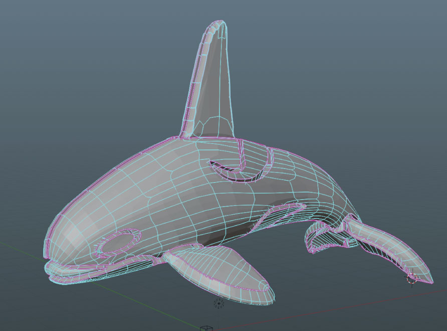 シャチの３Dモデル